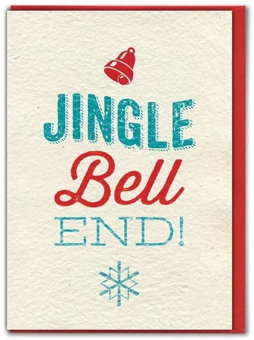 Jingle Bell End Funny Christmas Card