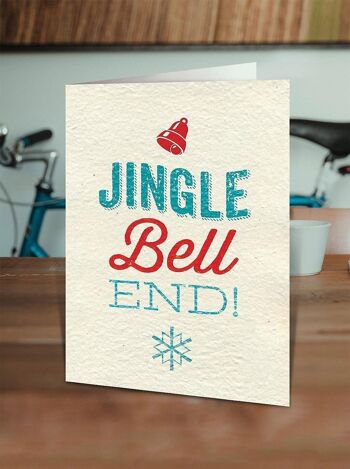 Carte de Noël drôle Jingle Bell End 2