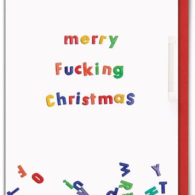 Frohe F*cking Christmas Rude Weihnachtskarte