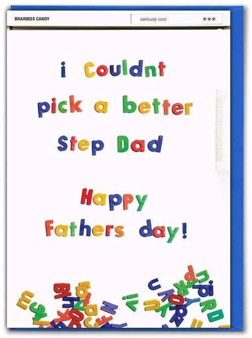 Better Step Dad Funny Father's Day Card