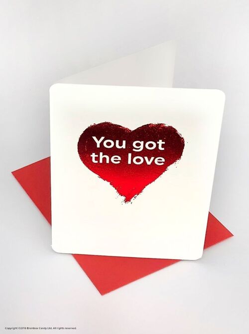 You Got The Love Funny Valentines Small Card