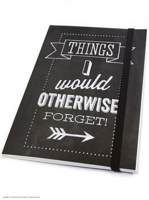 Things I would otherwise forget Notebook A6 Notebook