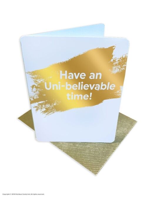 Uni-believable Time Funny Good Luck Uni Small Card