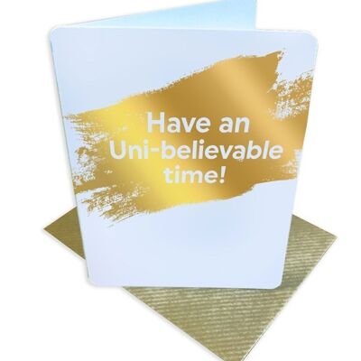 Uni-believable Time Funny Good Luck Uni Small Card