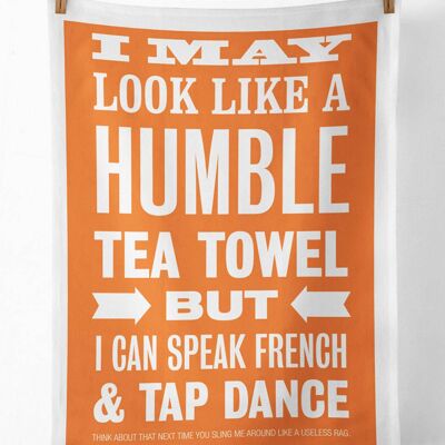 Una humilde toalla de té