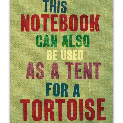 Cuaderno Tortoise Tent Cuaderno A6