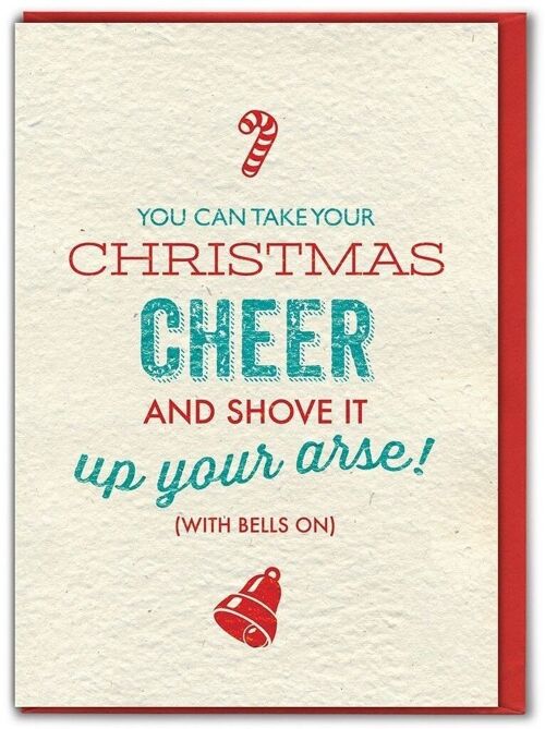 Christmas Cheer Funny Christmas Card