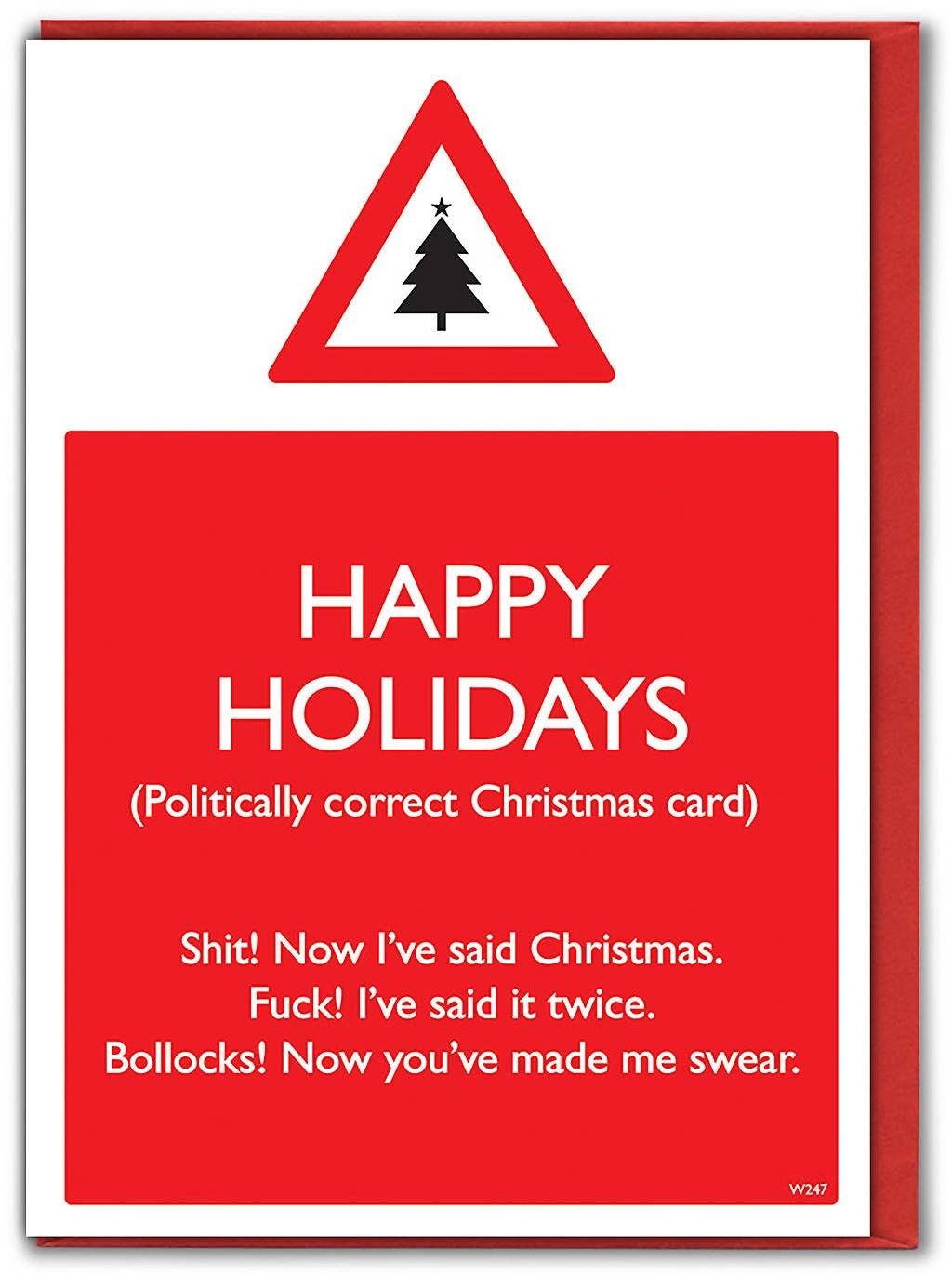 Politically Correct Funny Christmas Card