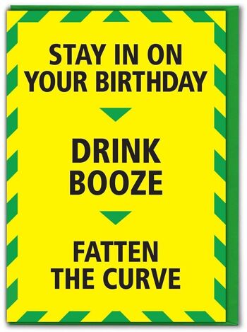 Carte d'anniversaire drôle d'alcool de boisson d'anniversaire 1