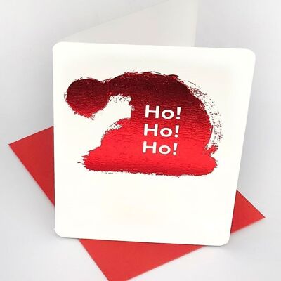 Christmas Ho Ho Ho Funny Christmas Small Card