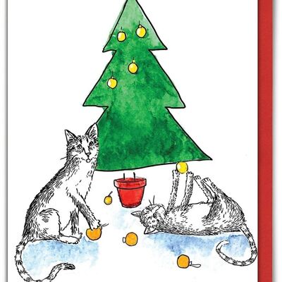 Catastrophe Funny Christmas Card