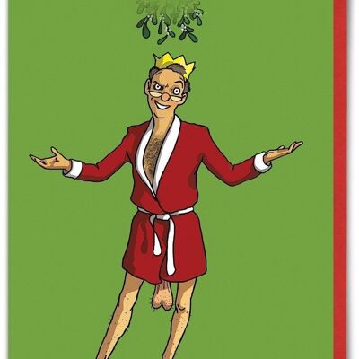 Funny Christmas Card - Jolly Jingle Balls by Brainbox Candy