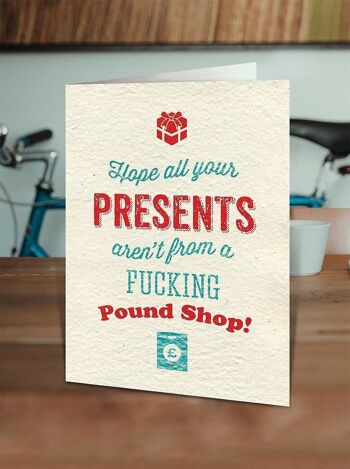 Pound Shop présente une carte de Noël drôle 2