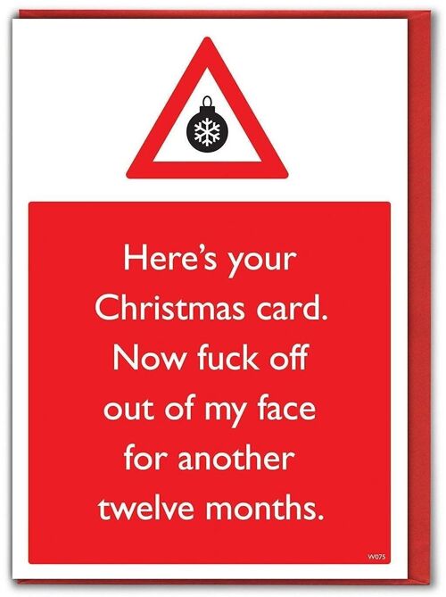Funny Here's Your Christmas Card