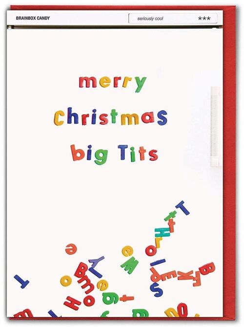 Merry Christmas Big T*ts Rude Christmas Card