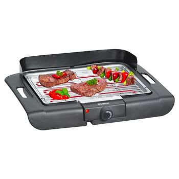 Barbecue Grill électrique de table 2000W Bomann BQ2243CB-noir 1