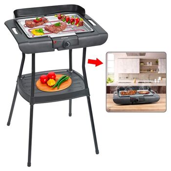 Barbecue Grill électrique sur pieds Bomann BQS2244CB-noir 4