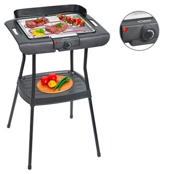 Barbecue Grill électrique sur pieds Bomann BQS2244CB-noir 6