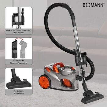 Aspirateur traineau sans sac Bomann BS9018CBN-orange 9