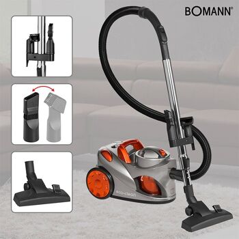 Aspirateur traineau sans sac Bomann BS9018CBN-orange 10