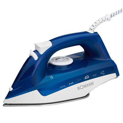 Steam iron with 7 functions 2200W Bomann DB6004CB-white/blue