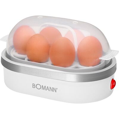 Cocedor de huevos Bomann EK5022CB-blanco/plata