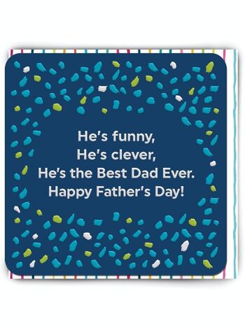 Carte drôle de fête des pères - Meilleur papa de tous les temps pour la fête des pères 1