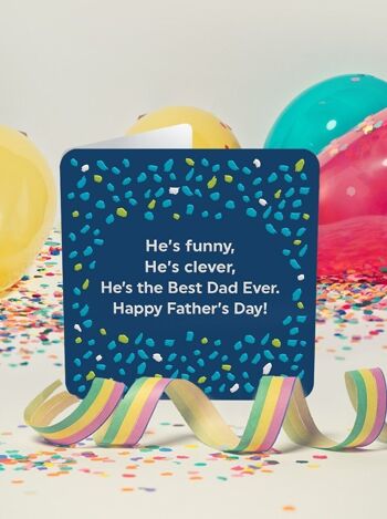 Carte drôle de fête des pères - Meilleur papa de tous les temps pour la fête des pères 4