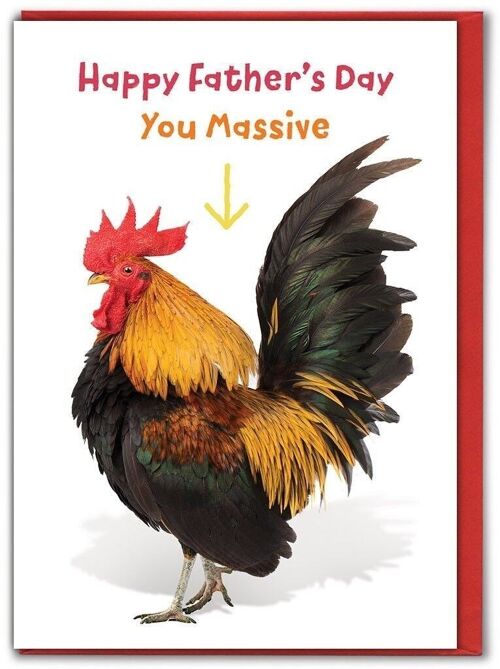 Funny Father's Day Card - Father's Day Massive Cock