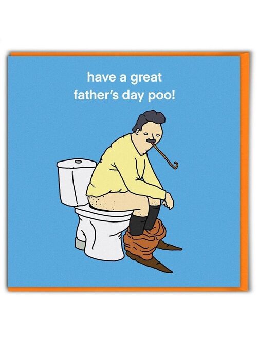 Funny Father's Day Card - Father's Day Poo