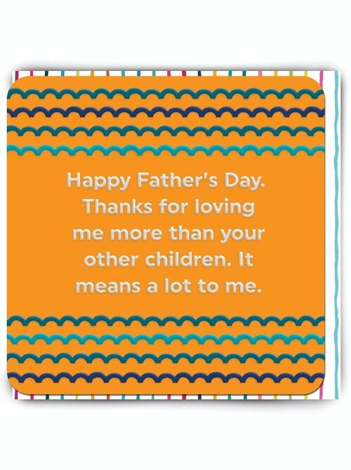 Funny Father's Day Card - Father's Day Loving Me