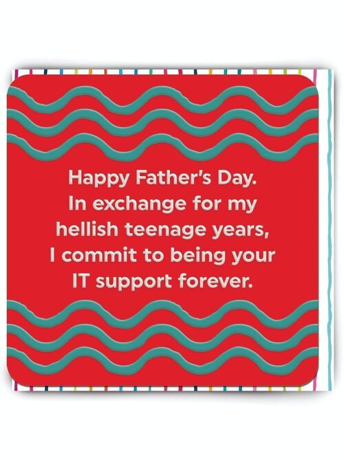 Funny Father's Day Card - Father's Day IT Support
