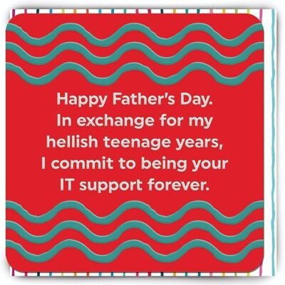 Lustige Vatertagskarte - Vatertags-IT-Support