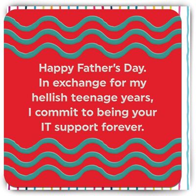 Funny Father's Day Card - Father's Day IT Support