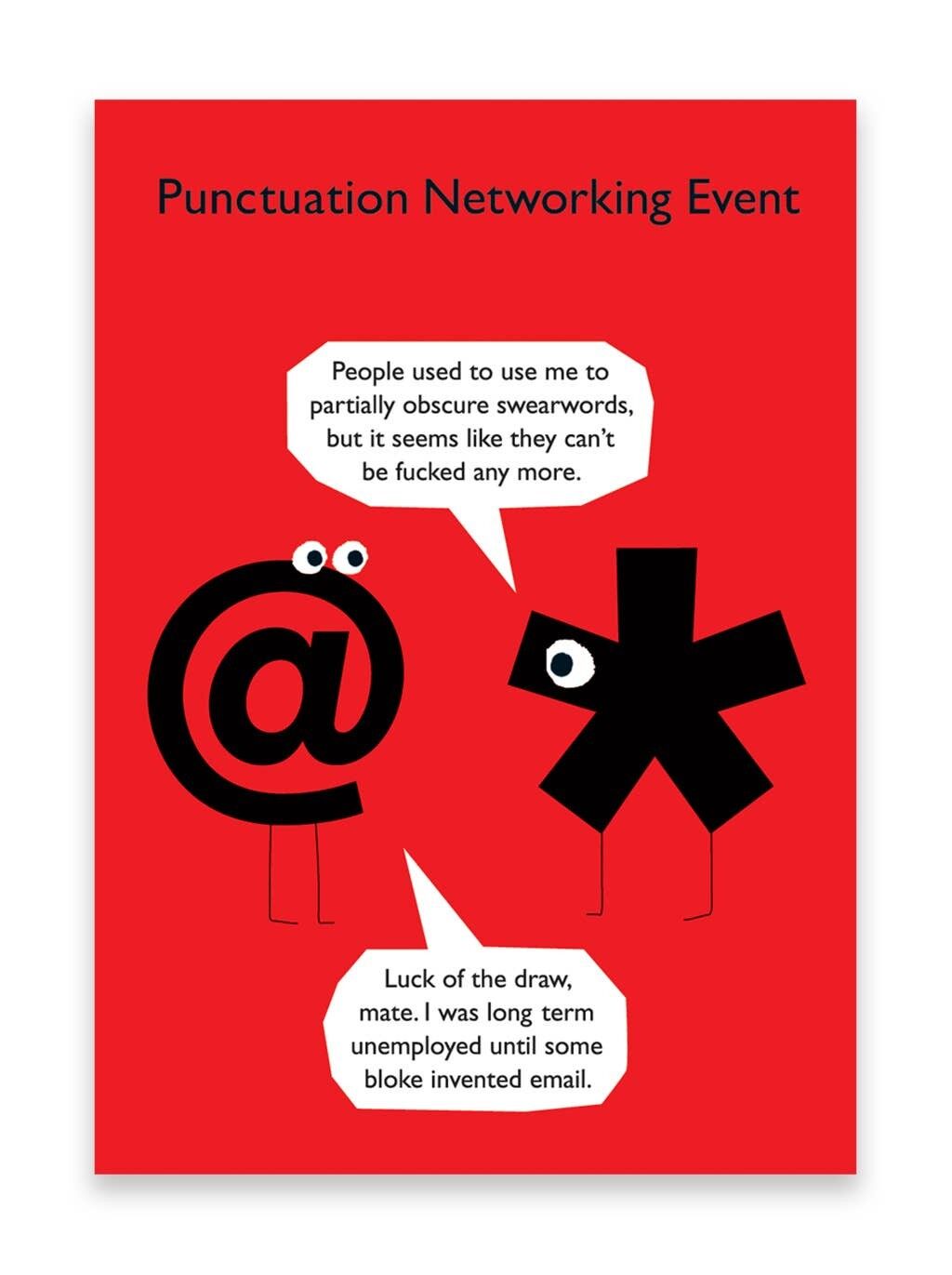 Funny Can't Be Fucked Poster von Modern Toss