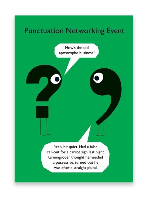 Funny Apostrophe Business Poster by Modern Toss