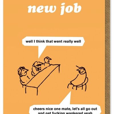 Funny Over Confident Applicant Card