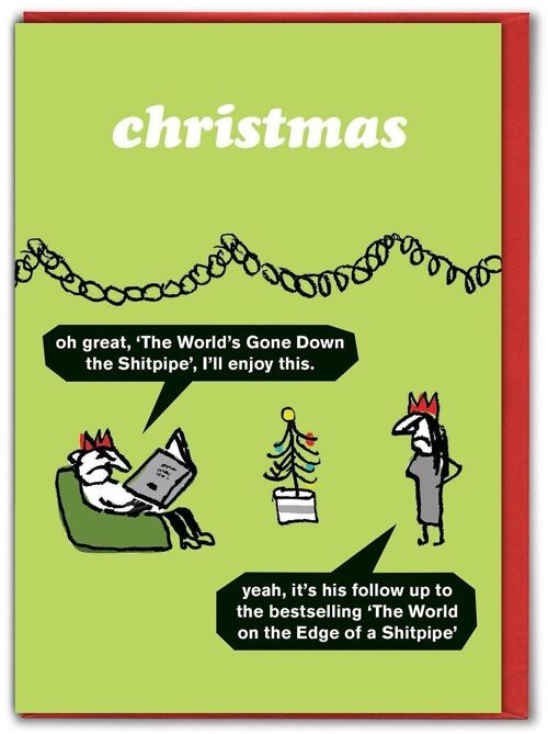 Shitpipe - Funny Christmas Card