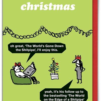 Shitpipe - Cartolina di Natale divertente