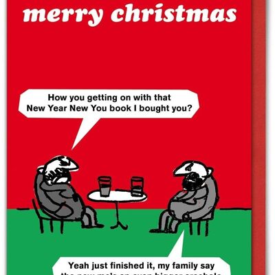Cartolina di Natale per il nuovo anno