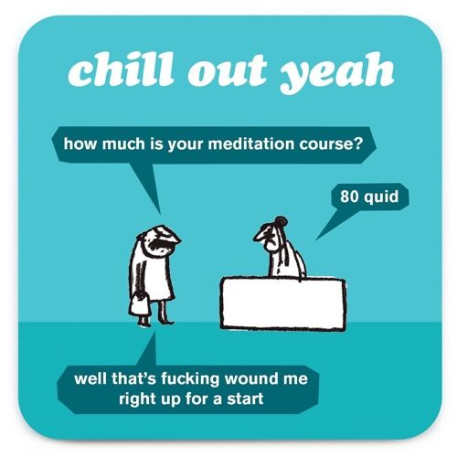 Funny Coaster - Meditation Course (Rude)