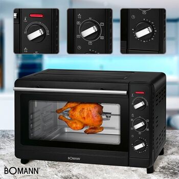 Four multifonction 30L Bomann MBG6023CB-noir 5