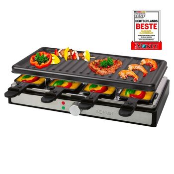 Raclette gril 8 personnes Bomann RG6039CB-noir 1