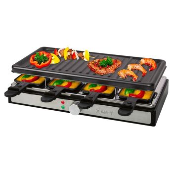 Raclette gril 8 personnes Bomann RG6039CB-noir 2