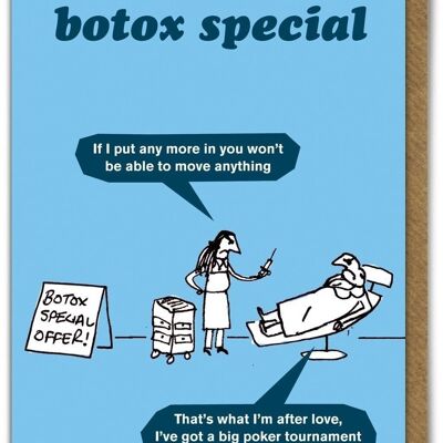 Funny Birthday Card - Botox Special by Modern Toss