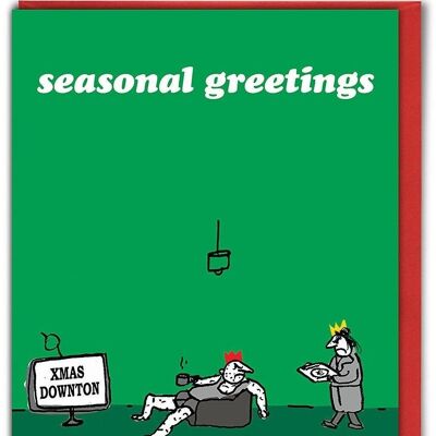 Cartolina di Natale di Downton Abbey