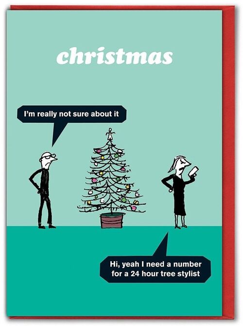 Tree Stylist Christmas Card