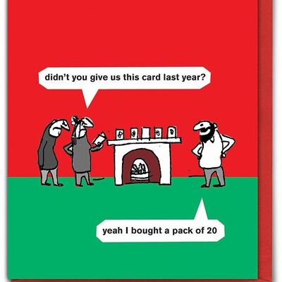 Biglietto di Natale con pacchetto di carte