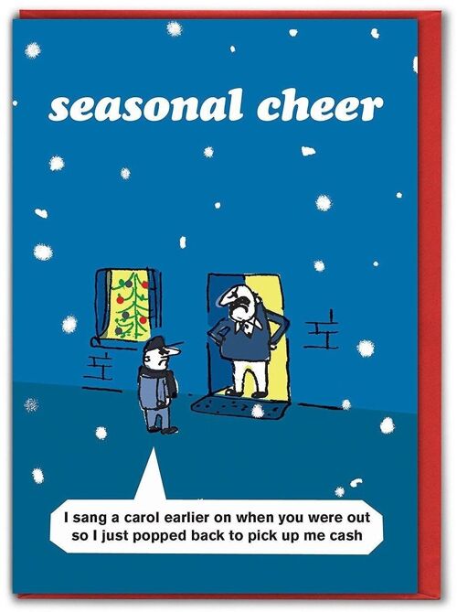 Carol Singer Christmas Card