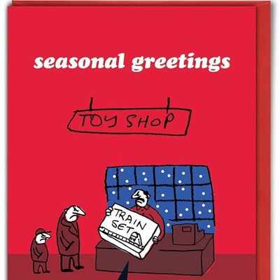 Busersatz-Weihnachtskarte